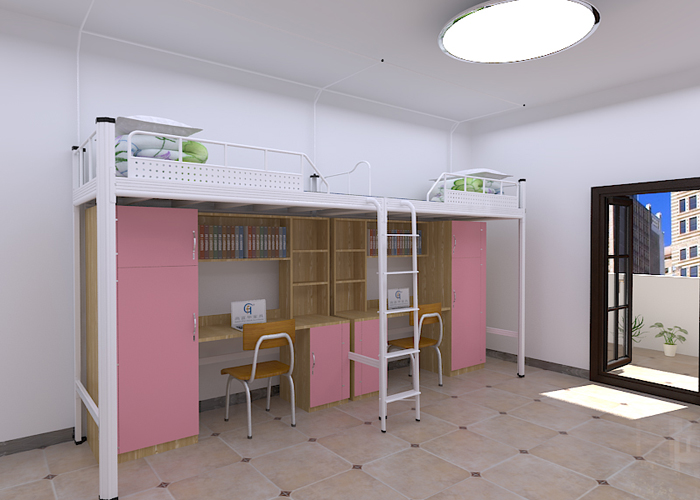 宿舍公寓床，雙層鐵床，單層鐵床的適用范圍